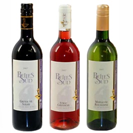 Frence wine trio red, white and ros&eacute;