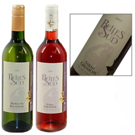 Frence wine duo ros&eacute; and white