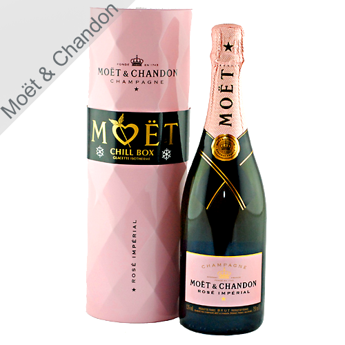 Moët Chandon Chill box Rosé 75cl champagne in champagne koeler